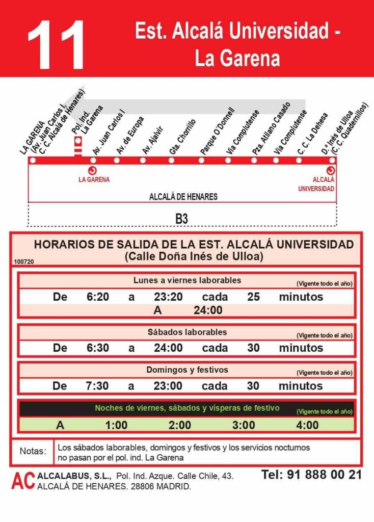 bus 11 Uni - Garena