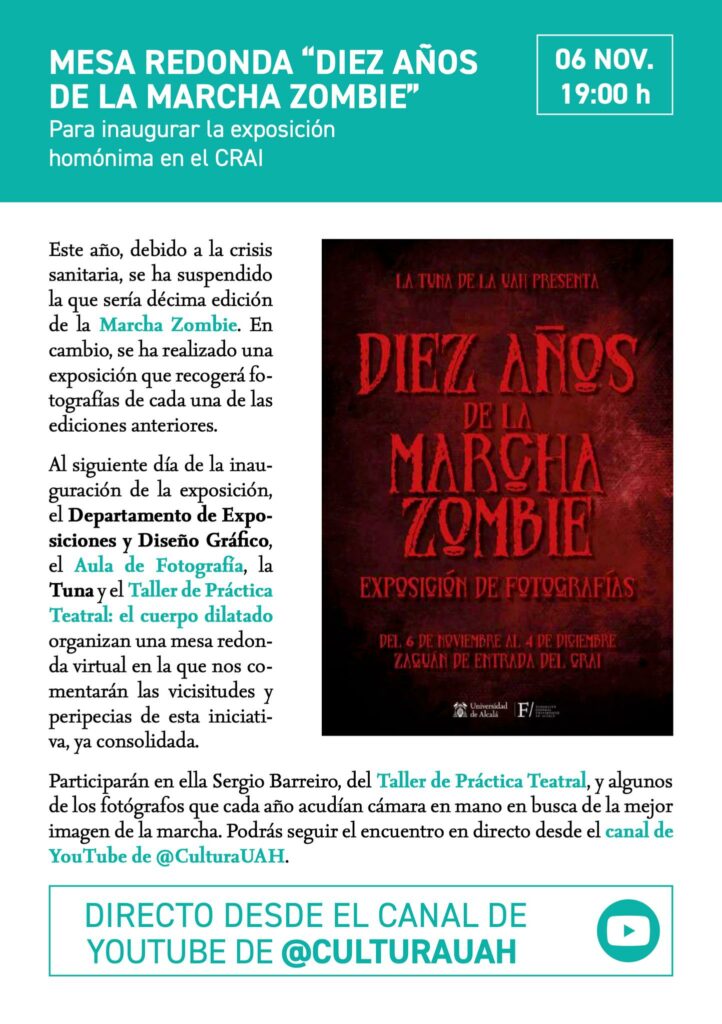 mesa redonda marcha zombie
