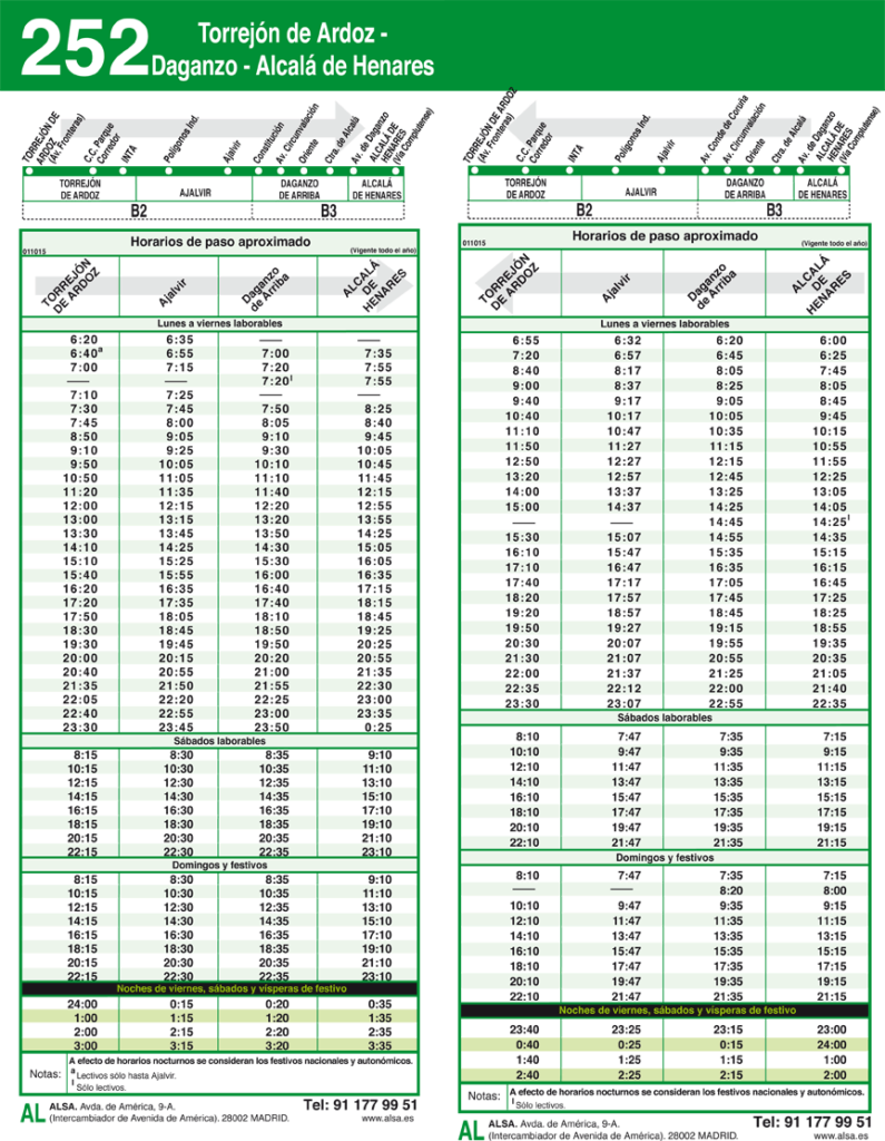 linea 252